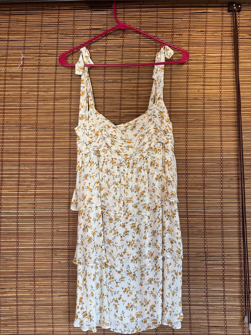 Reformation Avni Floral Tiered Sundress